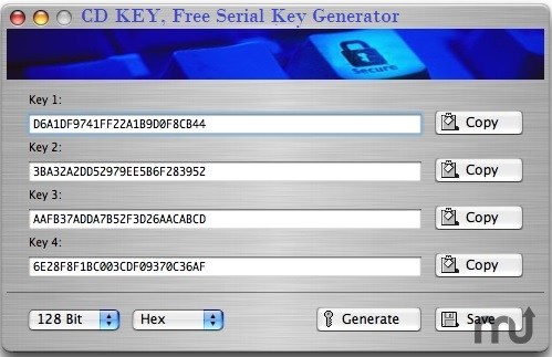 Serial key generator for synapse x