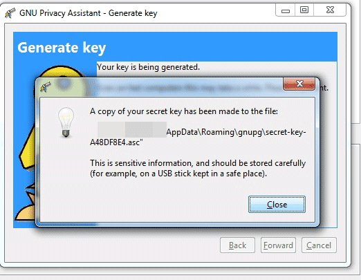 Create pgp keys